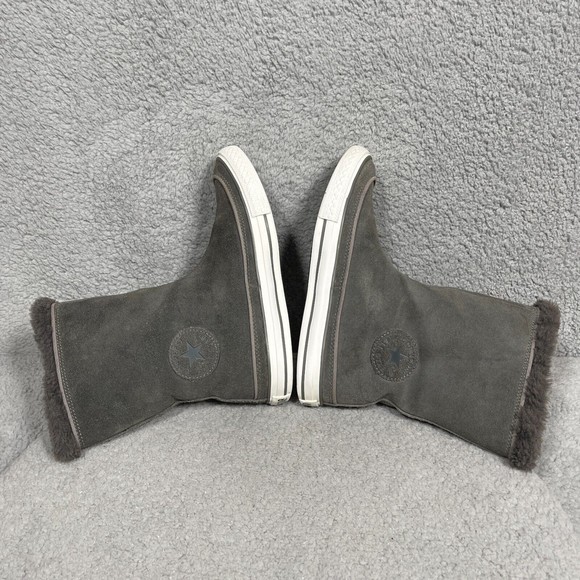 Converse All Star CT Beverly Womens Size 7 Gray Mid Calf Winter Boots 525941C - Picture 7 of 12